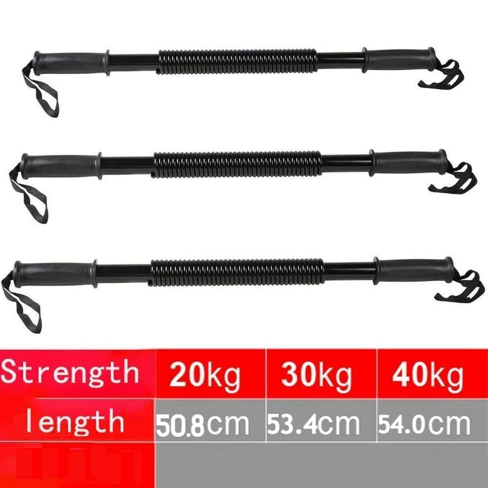 Toriox Professional Heavy Duty 20/30/40 kg Power Twister Bar | Upper Body Strength Training Workout | Spring Bar for Strength Training for Arm Builder (40 KG) 2