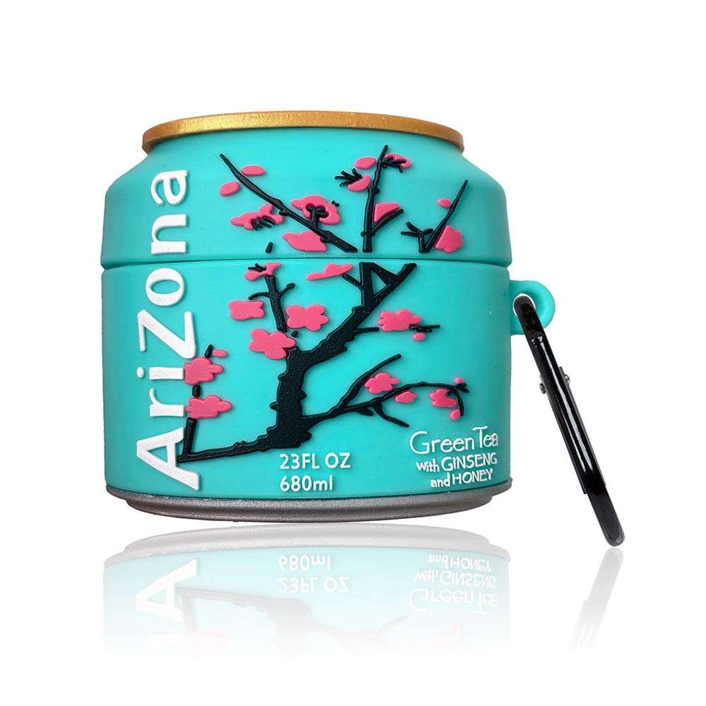 N+V Compatible with Airpods Pro Case Cover, 3D airpod 3 case Arizona Series Creative Cute Cartoon Funny Fun, Soft Silicone Airpod Character Skin Keychain Ring, for Girls Boys Teens Kids (Soda Box) 1