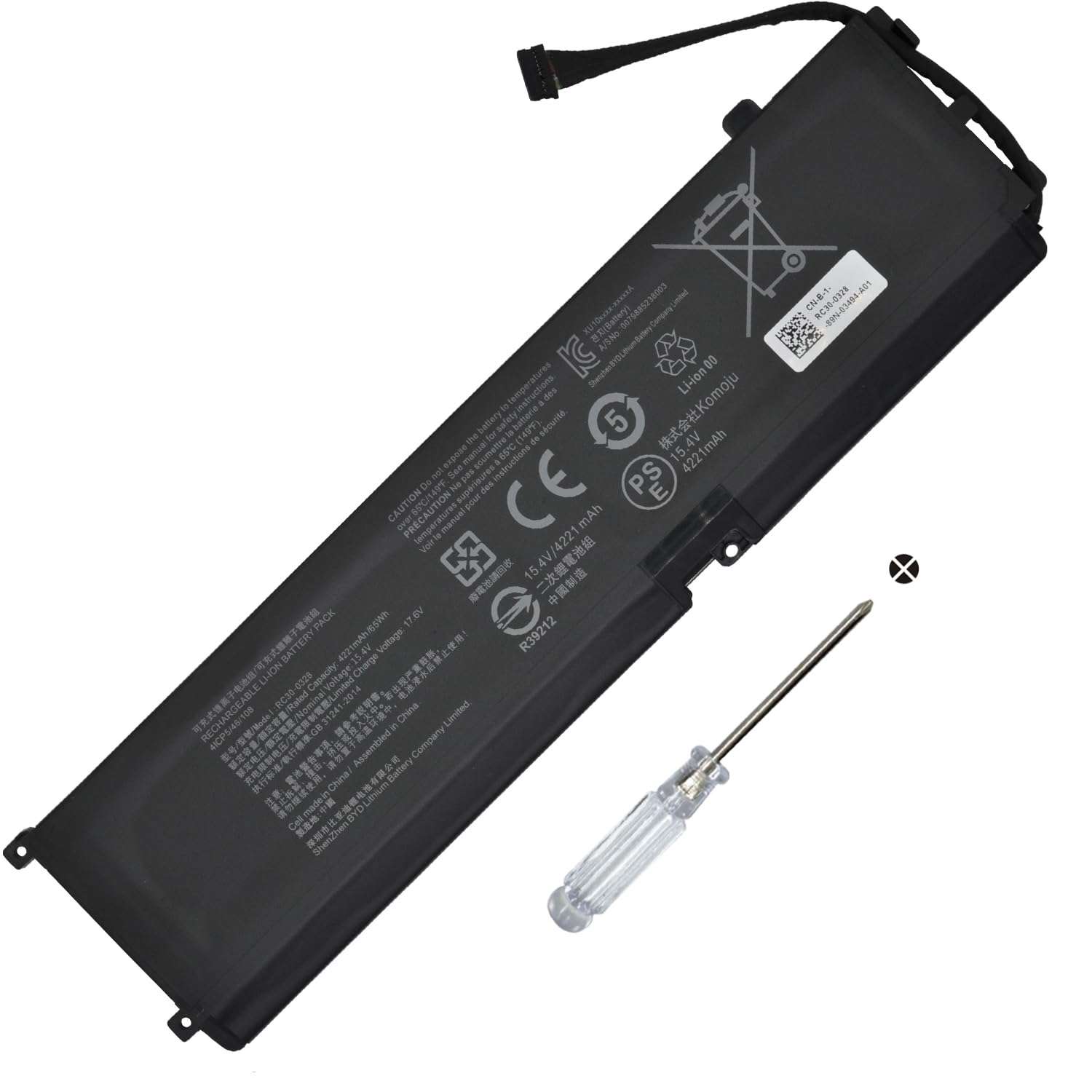 RC30-0328 Laptop Battery for Razer Blade 15 Base 2020 2021 RZ09-0328 RZ09-0328X RZ09-03286 RZ09-03287 RZ09-03289 RZ09-03287E22 RZ09-03287E22-R3U1 RZ09-0369 RZ09-0369X RZ09-0410 RZ09-0410BE22 RZ09-0330 1