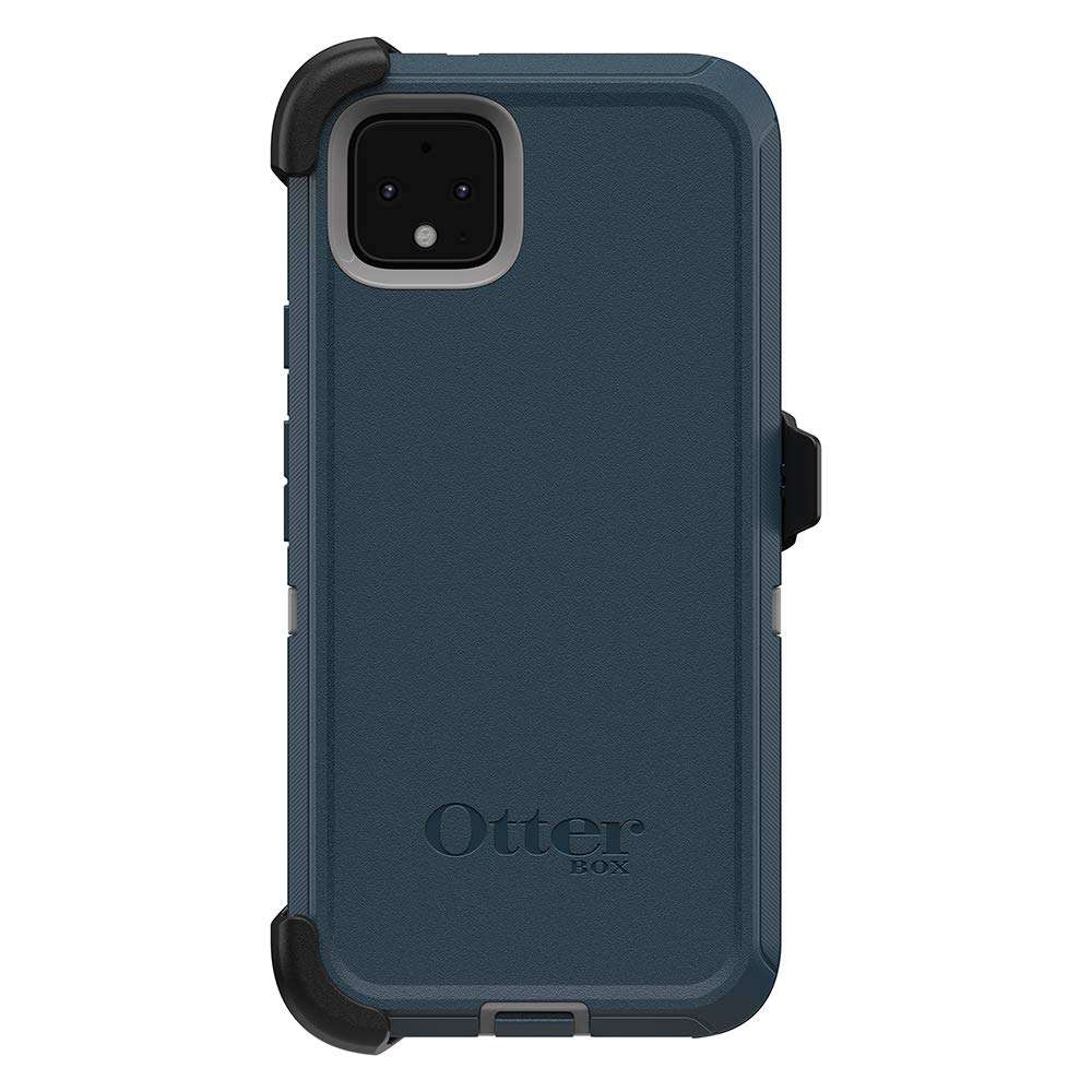 OtterBox Defender Series SCREENLESS Case Case for Google Pixel 4 XL - Gone Fishin (Wet Weather/Majolica Blue) 3
