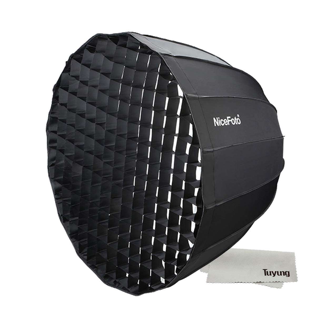 Nicefoto 90cm Umbrella Softbox Photography Studio SoftBox with Grid Carry Bag Diameter 90cm for Photography Bowens LED Flash Light for Portrait Wedding Product Photography 1