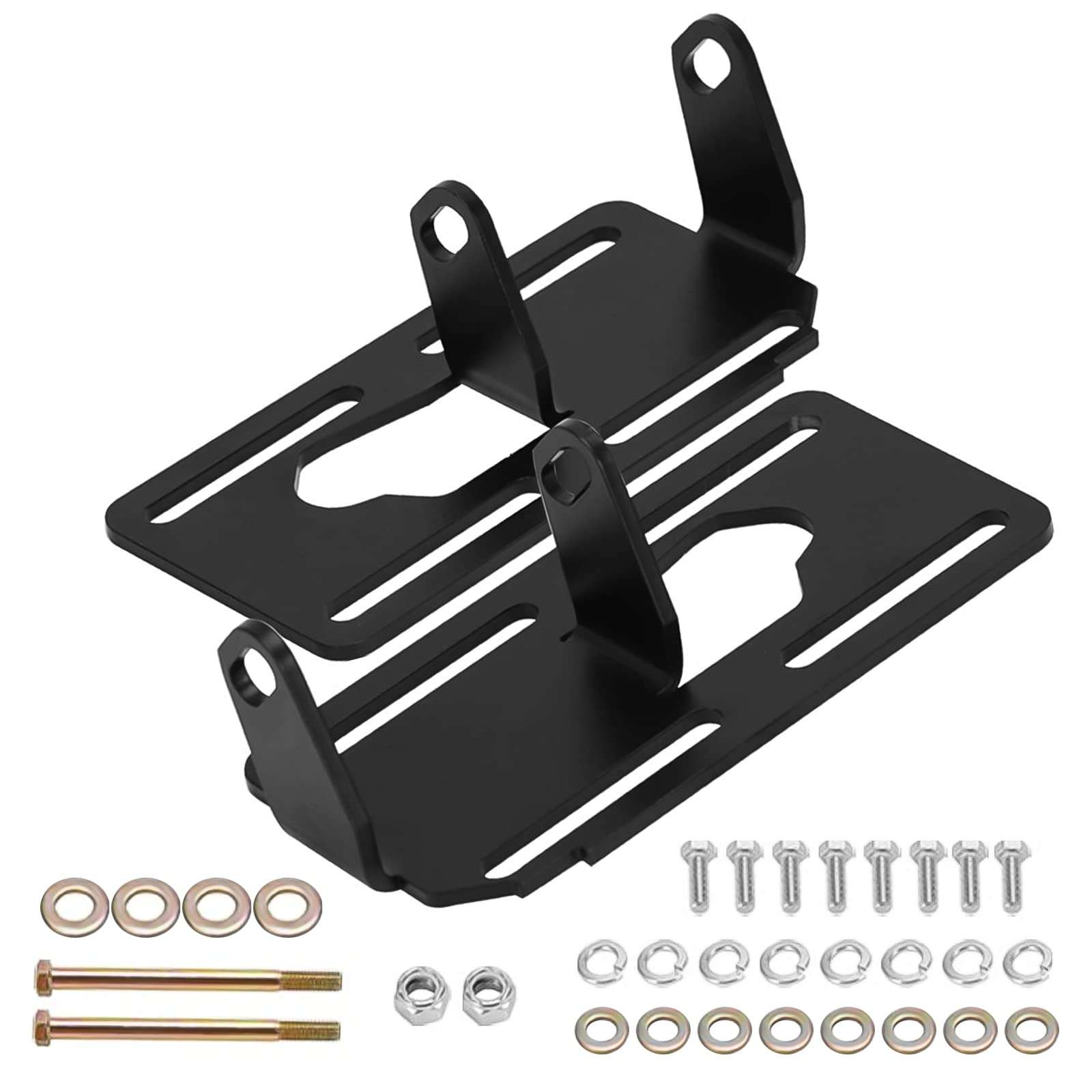 LS Conversion Engine Swap Mounts - Endxedo Adjustable Swap Motor Conversion Bracket for 1973-1998 Square Body for OBS Chevy GMC Truck 1988-1998 LS1 2WD Small Block LS Swap 1