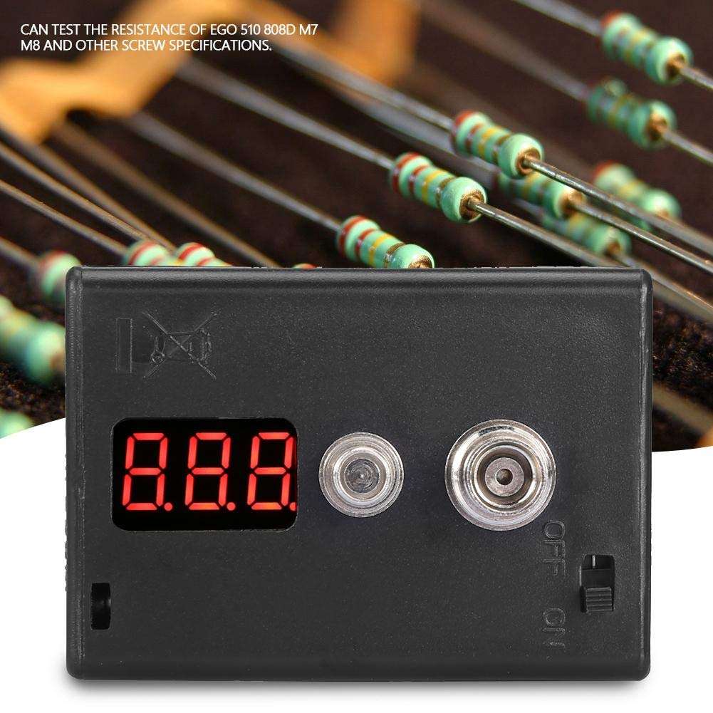 Ohmmeter, Ohm Reader Voltage Tester Resistance Tester for EGO 510 808D M7 M8 Screw Specifications with Charging Function 3