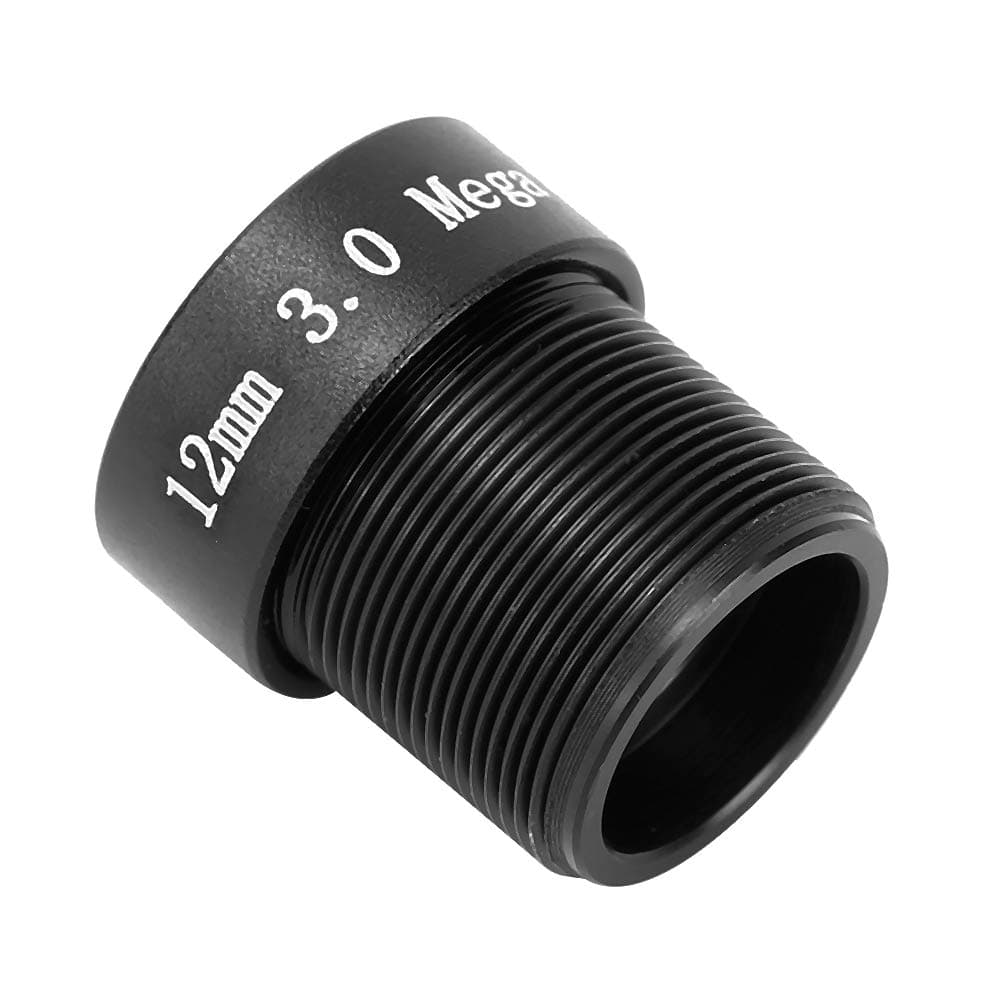 DAUERHAFT Surveillance System Cam 3MP Camcorder Lens 12mm Focal-Length Wide Compatibility for Surveillance Camera Easy Installation 2