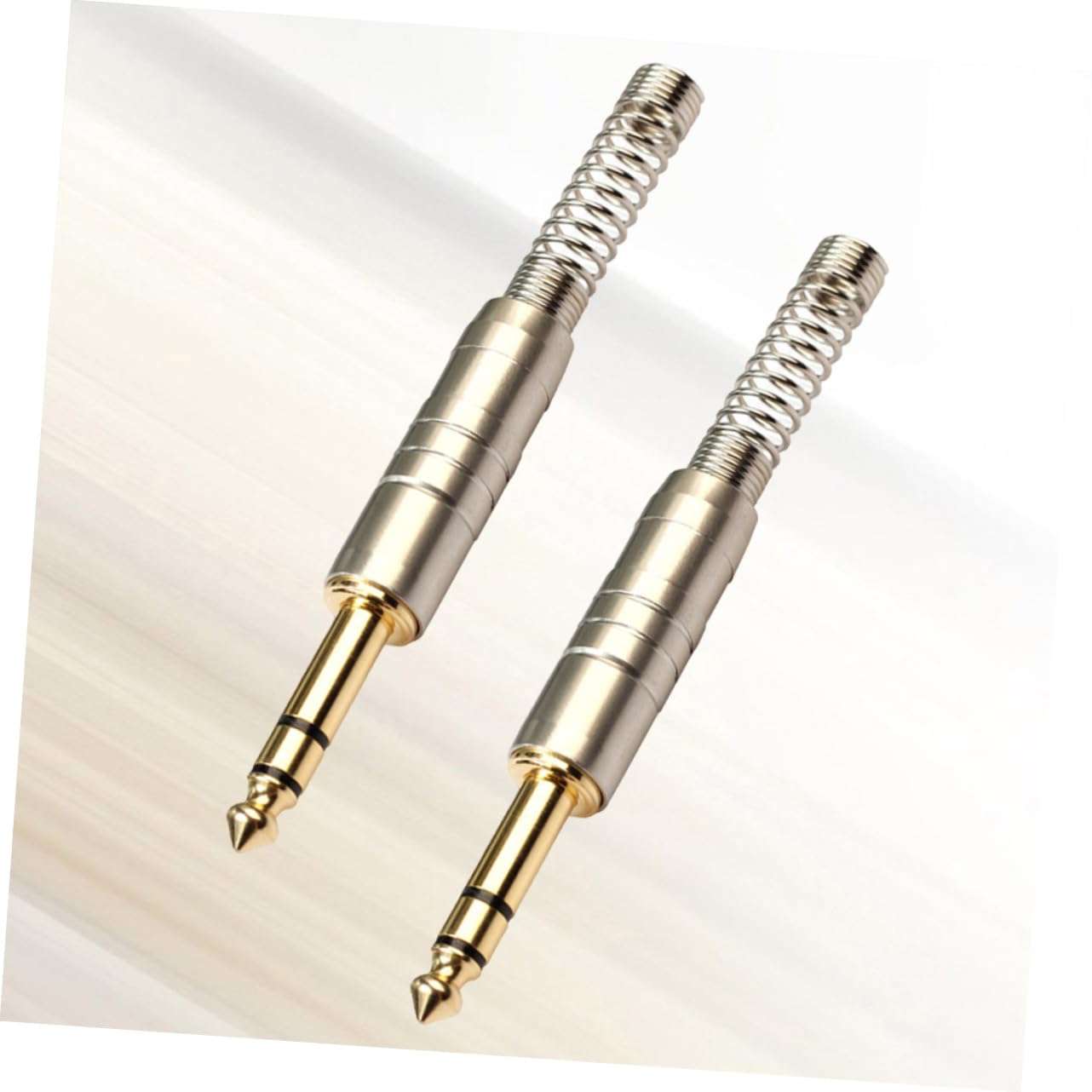 Angoily 6 Pcs Audio Plug Headphone Cord Wire Earbuds Jack Power Cord Wired Earphones Tone Charger Adapter Headphones Earphones Wired Cable Banana Plugs Double Amp Stereo Connector 6