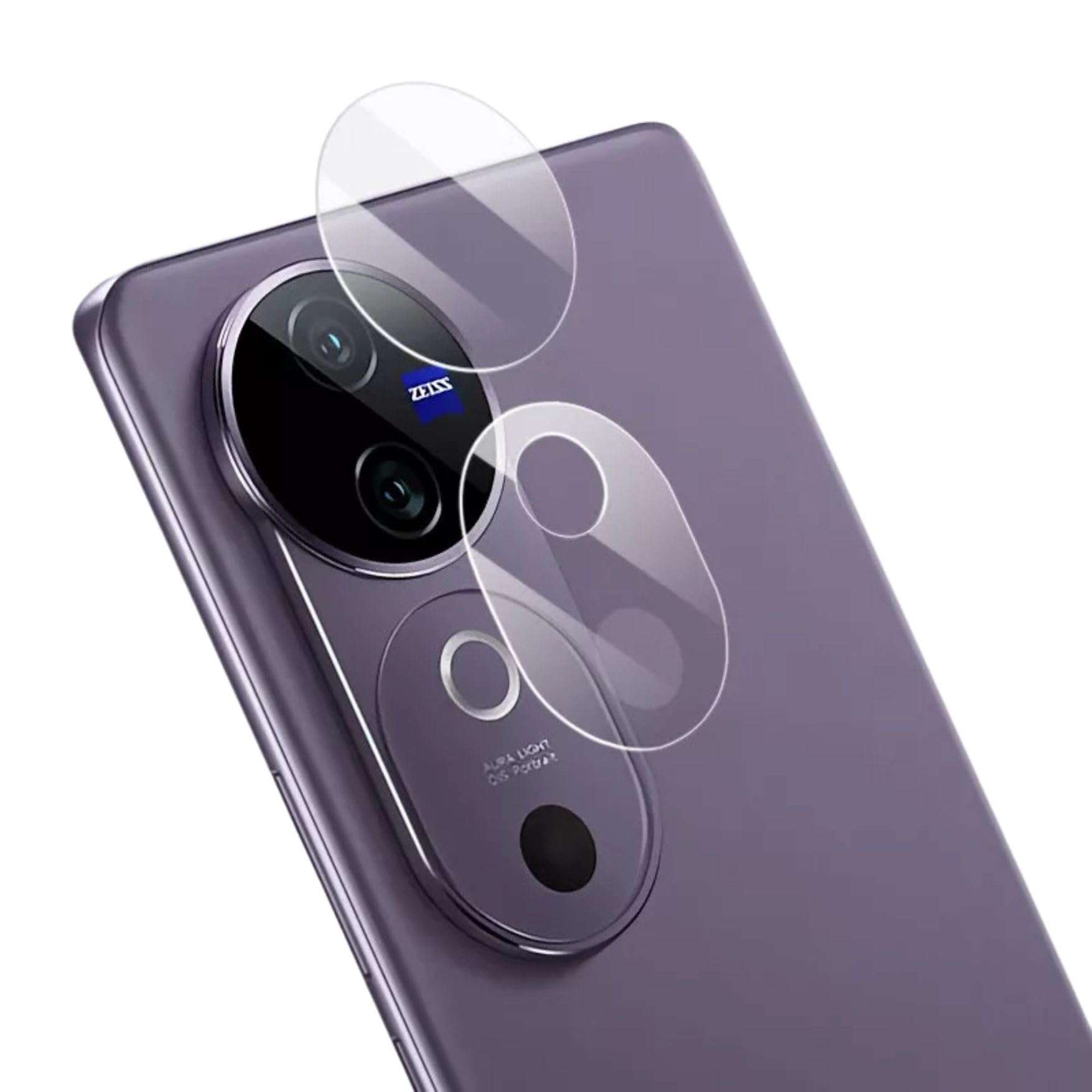 CASENED Camera Lens Protector Compatible with Vivo V40/40 Pro / T3 Ultra - 9H Tempered Glass, Scratch-Resistant Camera Glass Protector
