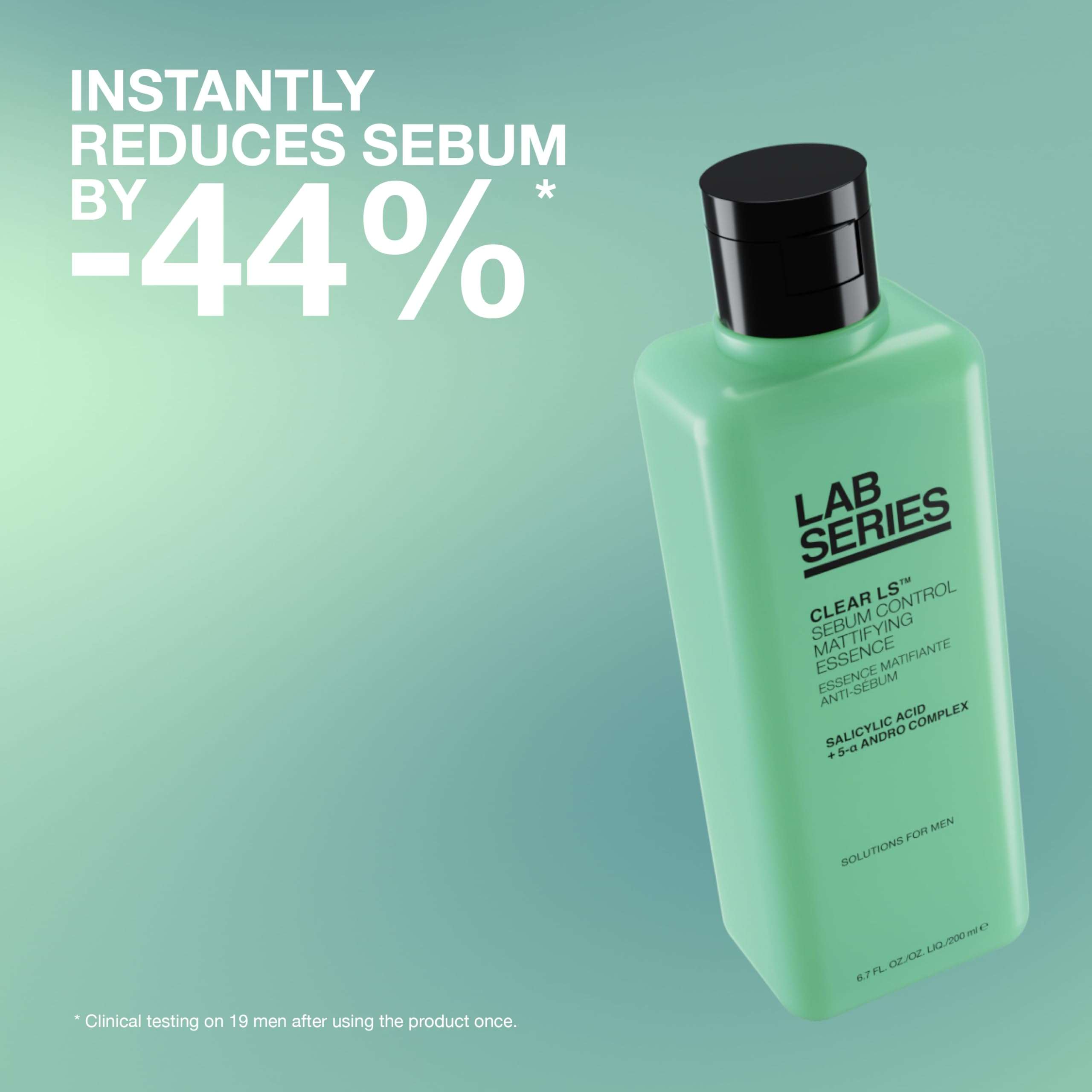 Lab Series Clear LS Oil Control Mattifying Toner for Men with Salicylic Acid | Men's Face Essence Suitable for Acne Prone Skin - Skin Care for Men, 6.7 Fl Oz 3