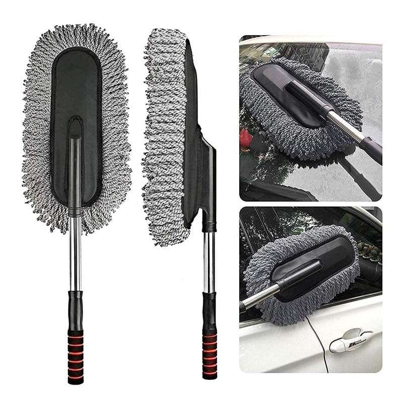 Auto Oprema Microfiber Car Cleaning Duster Car Wash Dust Wax Mop Car Washing Brush for M Series