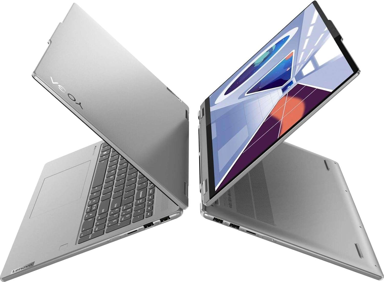 Lenovo Yoga7 16 2-in-1 Laptop | 16" WUXGA IPS Touch | AMD 8-Core Ryzen 7 7735U >i7-1255U | 16GB DDR5 1TB SSD | Radeon 680M Graphic | Backlit Fingerprint USB-C Pen Win11Pro Silver + 32GB MicroSD Card 5