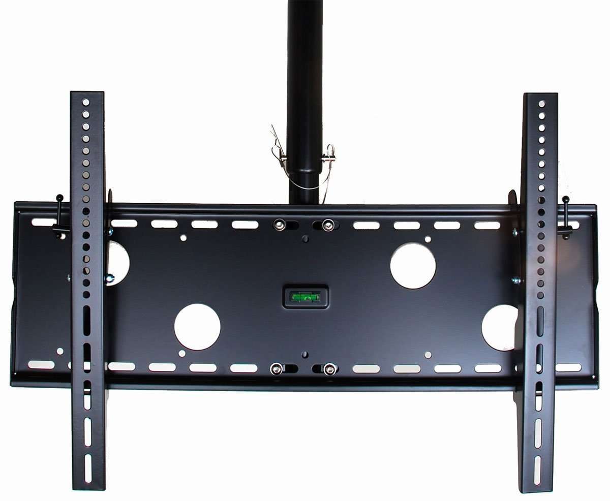 VideoSecu Ceiling Mount Tilt TV Drop Bracket for Most 37" to 75" LCD LED Plasma TV and LED TV, Ceiling Pole Extends from 39" to 63" MPC51B B86 6