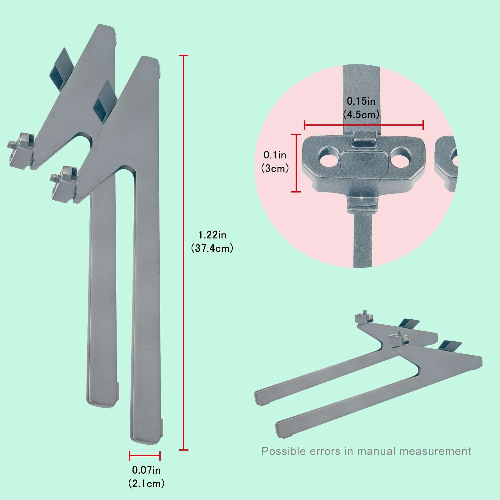 Replacement TV Base Stand, Fit for Hisense Mini-LED Smart TV 65U8H 65U8HQTUK 4