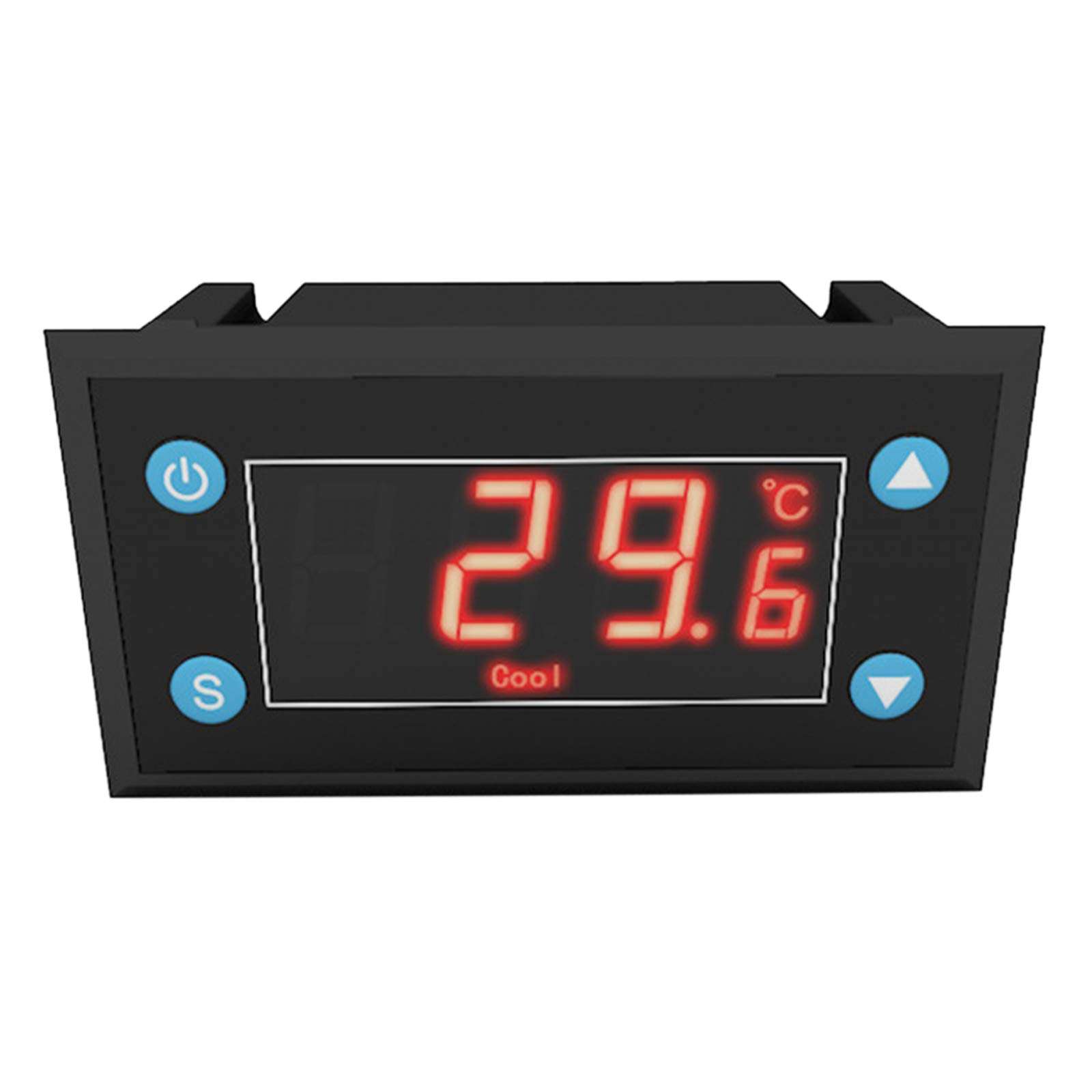 Milue Model W1211 Temperature Regulator Incubator Thermostat Temperature Controller for Bird Termostato Aquario Car Aquarium Cooling Heating - Flame Retardant ABS Shell 1