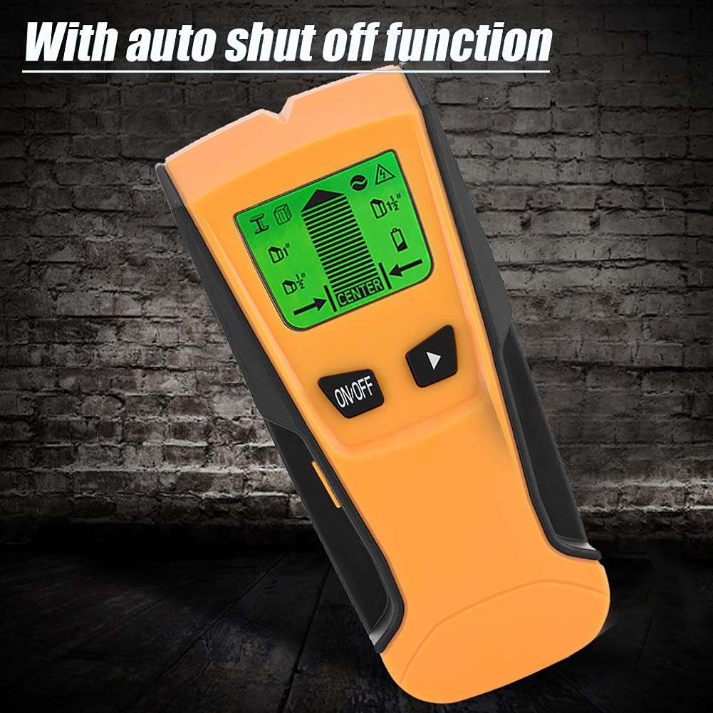 3 in 1 Live Wire Metal Detector Stud Wood Wall Center Scanner Finder Metal AC Tool Kit with LCD Screen 4