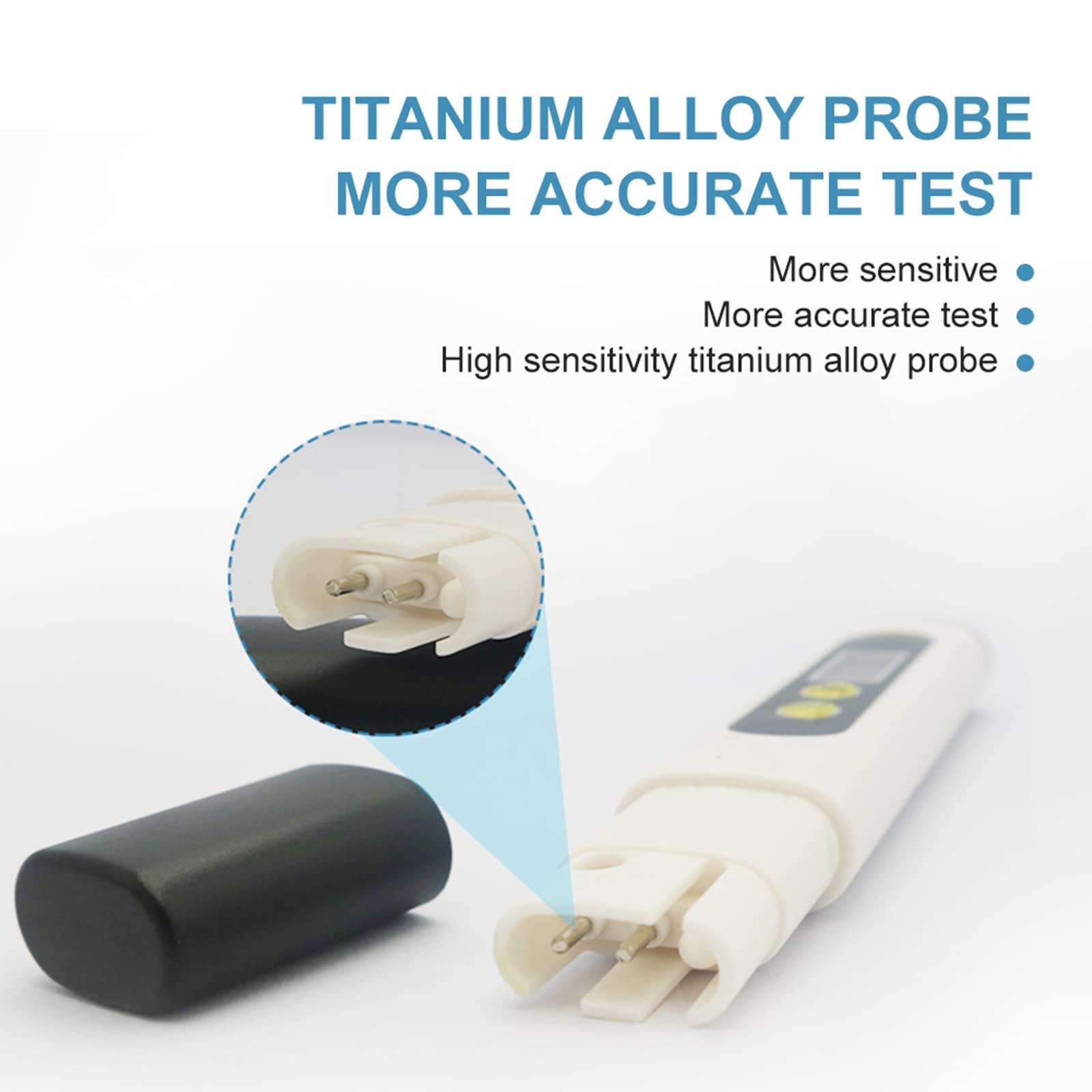 TDS Tester,TDS Meter Digital Water Tester,Water Quality Tester Filter Pen,0-9999 ppm,Accuracy Testing Water Quality for Drinking Water Purity Test, Swimming Pools, Aquariums, Etc. 4