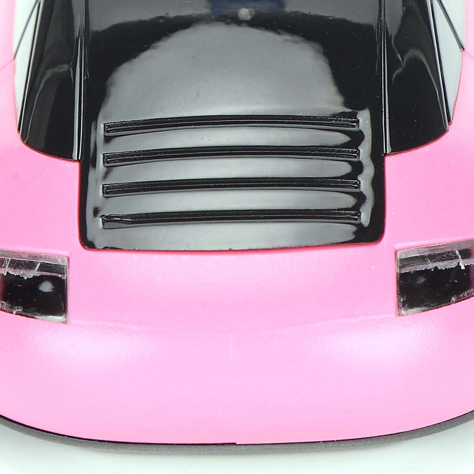 Laptop Mouse, Wireless Mouse Mini Car Shape Professional Optical Positioning with USB Receiver for Laptop for Computers for Office(Pink) 6