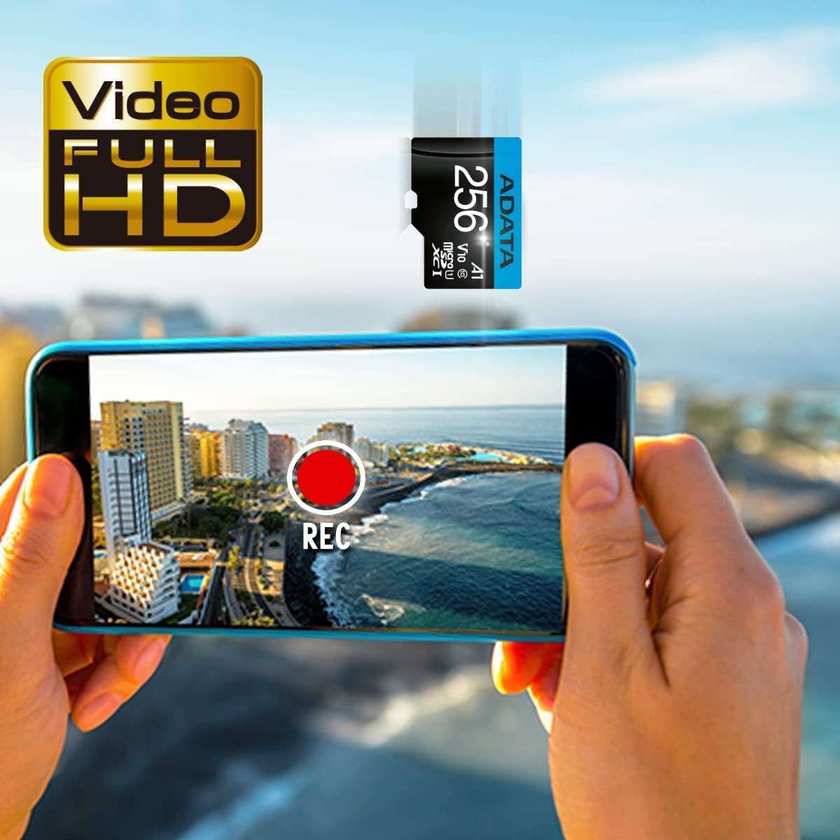 ADATA Premier 256GB MicroSDHC/SDXC UHS-I Class 10 V10 A1 Memory Card with Adapter Read up to 100 MB/s (AUSDX256GUICL10A1-RA1) 4