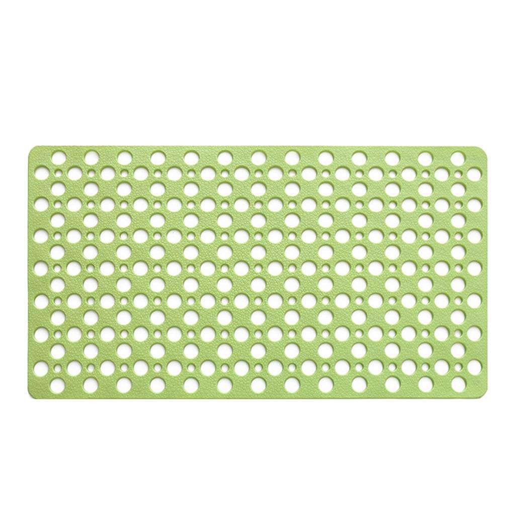Elegant Essence Non-Slip Bathroom Shower Mat Suction Cup Bathtub Mat Kitchen Mat Green 1
