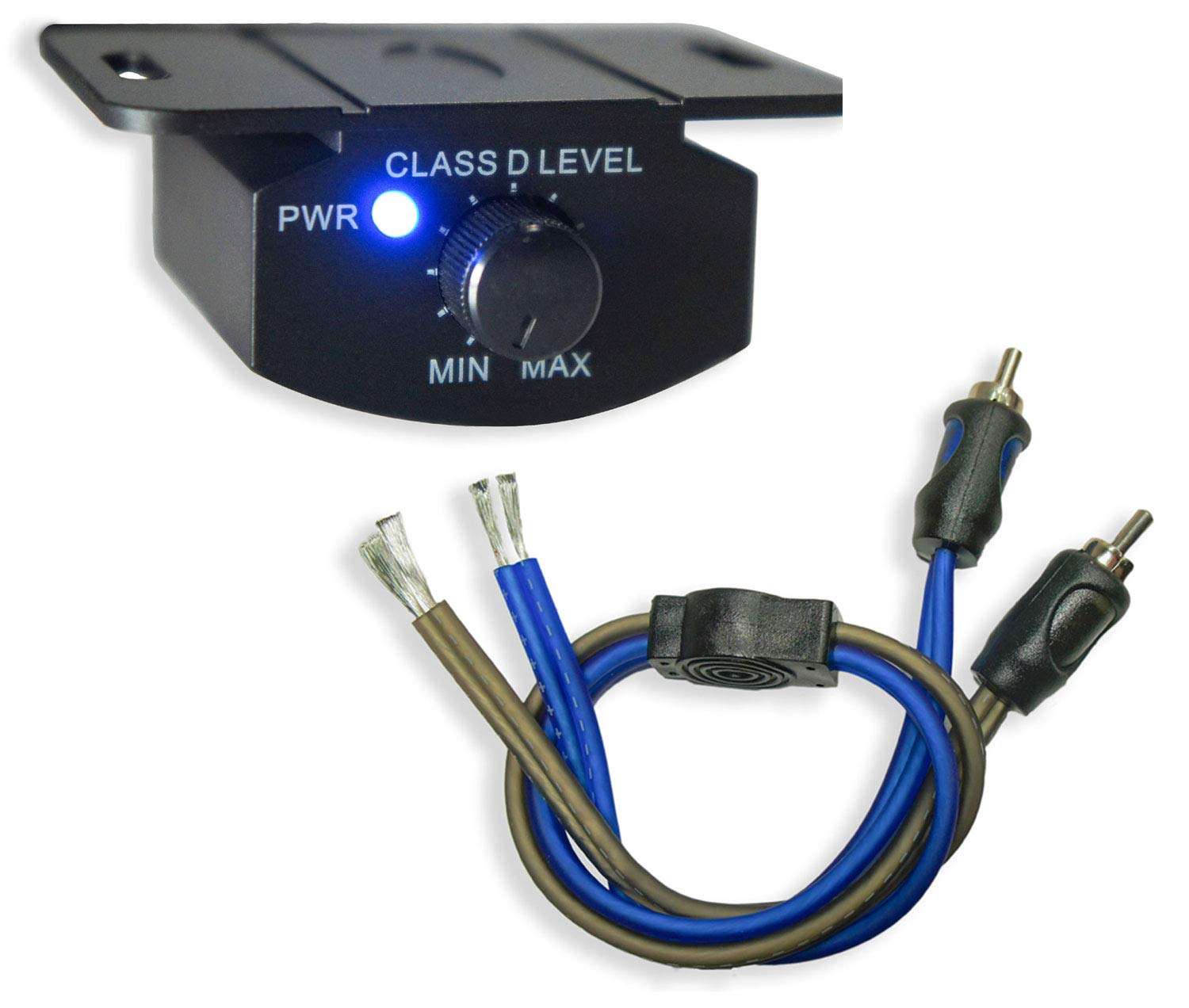 Compatible with 2009-2020 Ford F-150 Super Crew Truck Kicker Bundle CompVT CVT12 Dual 12" Rhino Coated Sub Box Enclosure & Harmony HA-A800.1 Amp 4