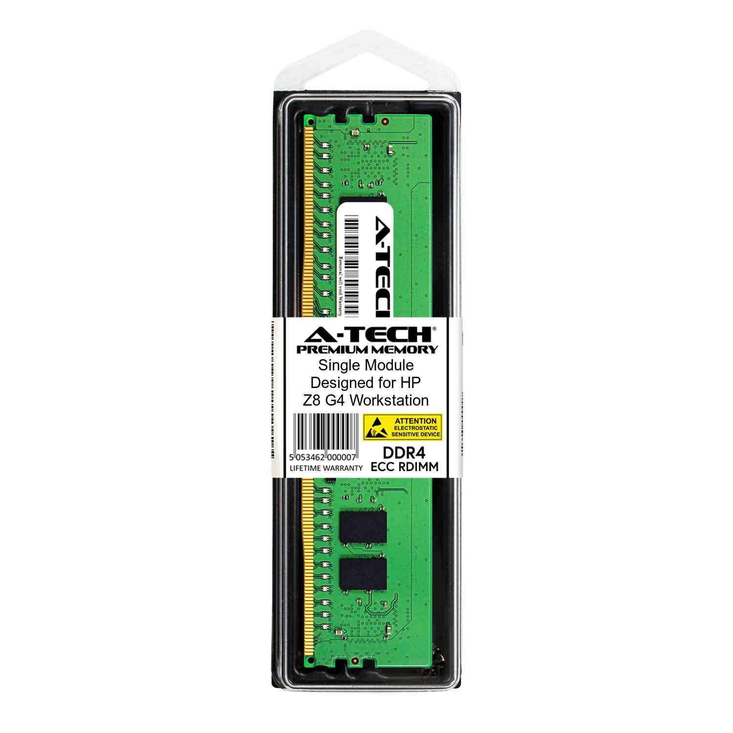 A-Tech 8GB Module for HP Z8 G4 Workstation - DDR4 PC4-23400 2933Mhz ECC Registered RDIMM 1Rx8 - Server Specific Memory Ram (AT378314SRV-X1R11) 2