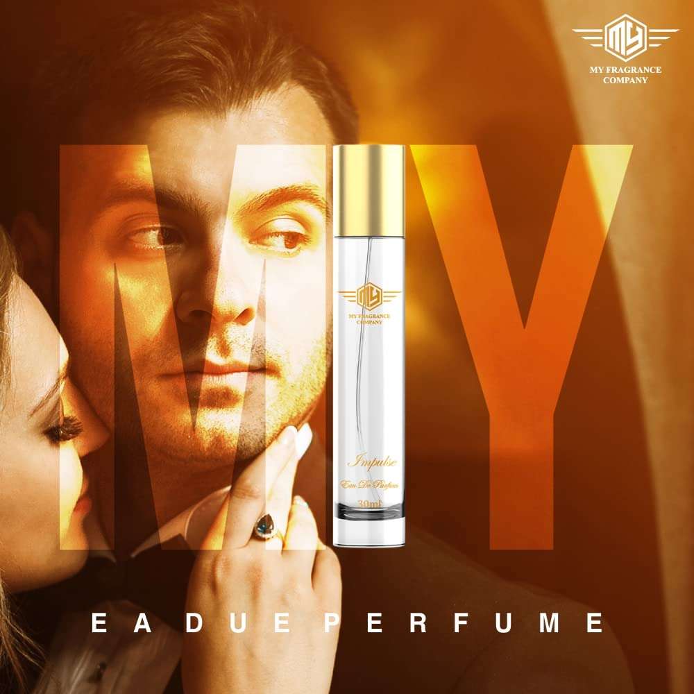 MY FRAGRANCE Fragrant Perfume for Men ’s Perfume Long-lasting Fresh and Soothing Fragrance | Perfume for Gift Men's Premium Soft Perfume | Luxury Long Lasting Fragrance Spray (60 ML, Impulse) 4