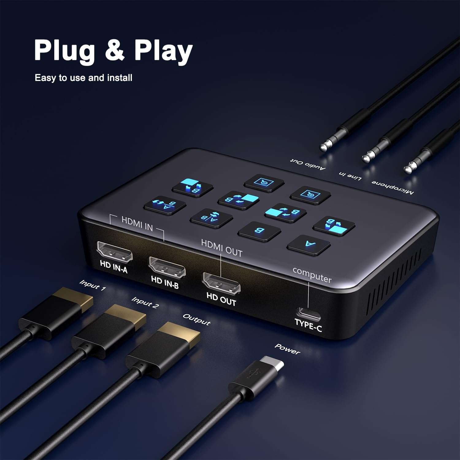 3rd Gen Dual Full HD USB3.0 4K Pass Through Capture Card. Certified for OBS Stream and Record in 1080P@60Hz with Ultra-Low Latency on PS5/PS4, Xbox Series/Xbox One, Switch/Switch OLED, SteamDeck 3