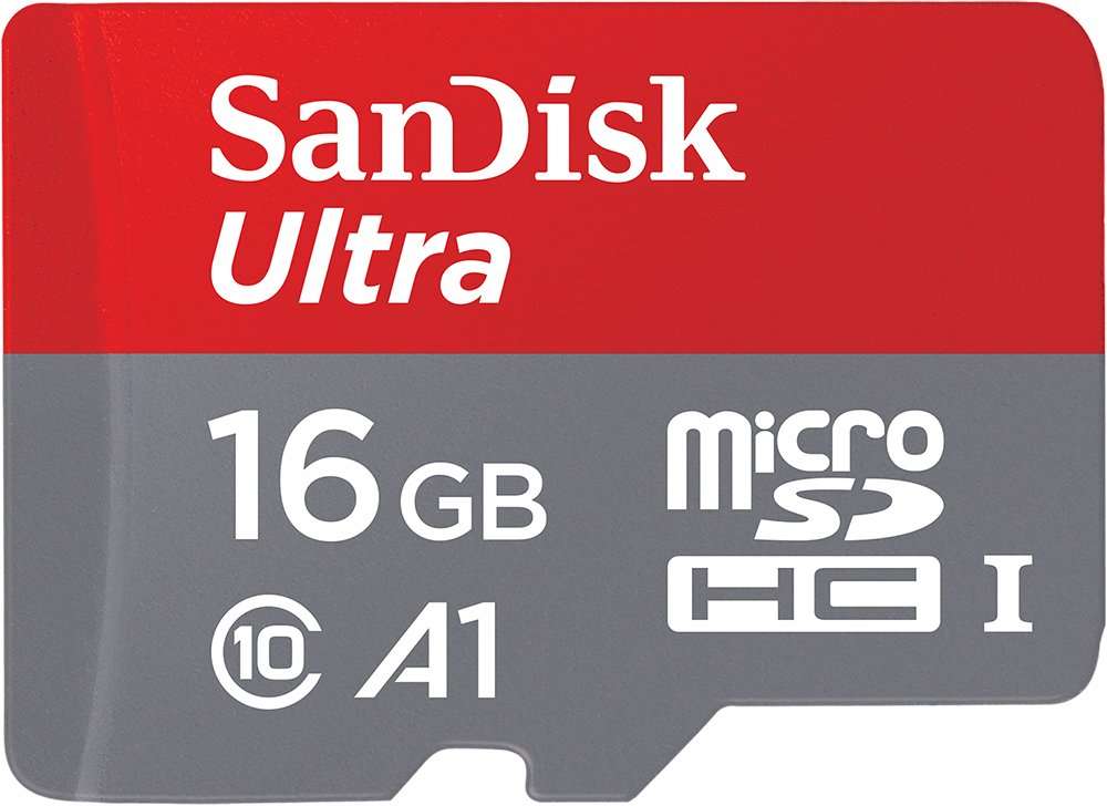 SanDisk Ultra 16GB MicroSD HC Class 10 A1 UHS-1 Mobile Memory Card up to 98MB/s Read Speed (SDSQUAR-016G) with USB 3.0 Dual Slot MemoryMarket MicroSD & SD Memory Card Reader and Memory Market Wallet 3