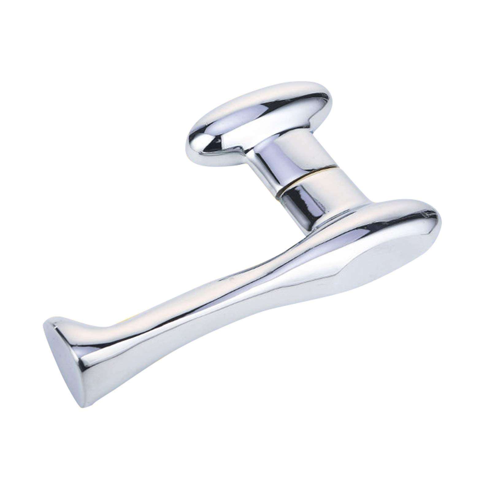 Dpprdl Replacement Small Glass Door Handle for Bathroom or Kitchen, 304 Stainless Steel Pull Push Single Door Handles 1