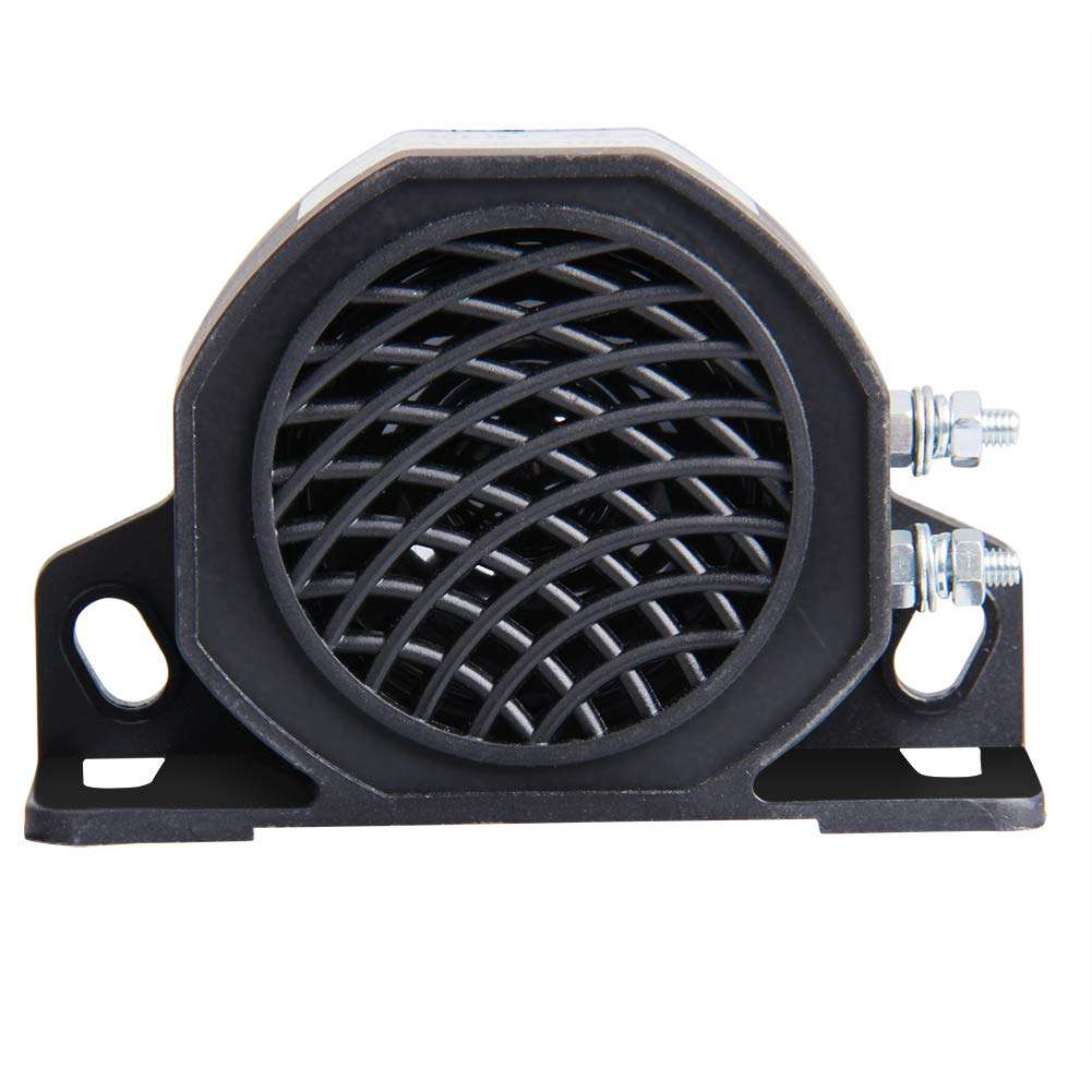 big-autoparts Backup Warning Alarm, 12 to 80V Warning Beeper Waterproof Heavy Duty Auto Horn for Heavy Equipment Vehicle Van Freight Lorry, 12 Months