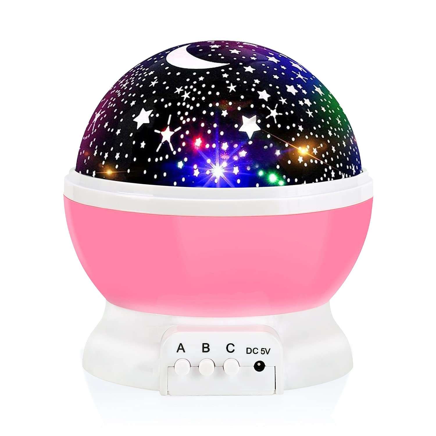 Moknest Star Projector for Kids 1-10 Years - Girls and Boys Birthday Gifts, Christmas Presents, Sensory Baby Toys (Pink)