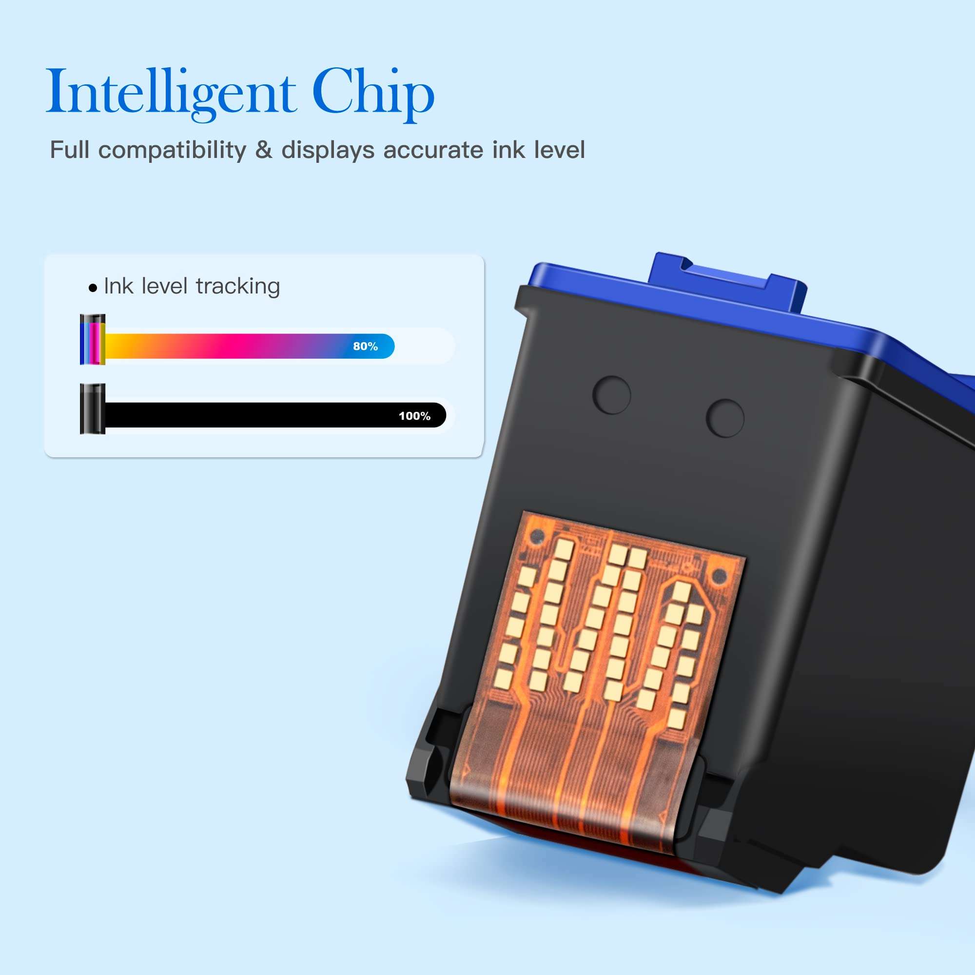 Valuetoner Remanufactured Ink Cartridge Replacement for HP 21 XL 21XL 22 XL 22XL C9351AN & 22 C9352AN for DESKJET F4180 F2210 D1560, OFFICEJET 4315 J3640, FAX 3180, PSC 1401 (2 Black, 1 Tri-Color) 3