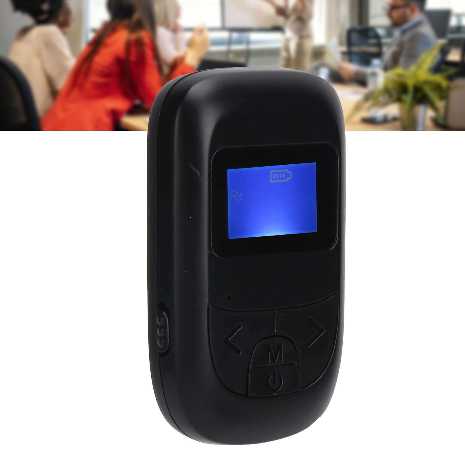 2 in 1 USB Bluetooth 4.0 Adapter for PC Laptop, Long Range Bluetooth Receiver with LCD Display Screen, Bluetooth Adapter Suitable for a Variety of Devices Built‑in Large Capacity Battery 4