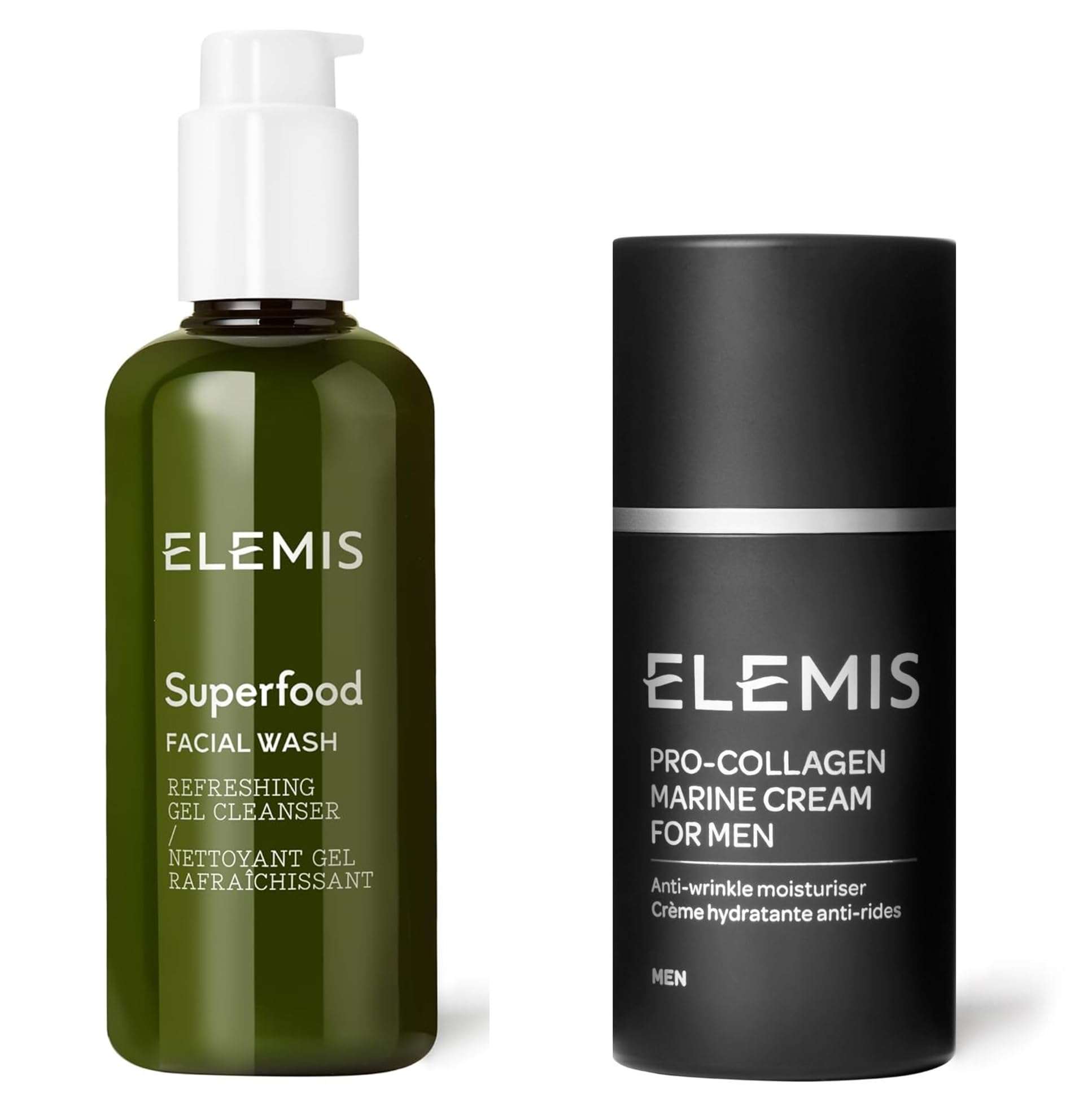 ELEMIS Superfood Facial Wash Pro-Collagen Marine Cream for Men