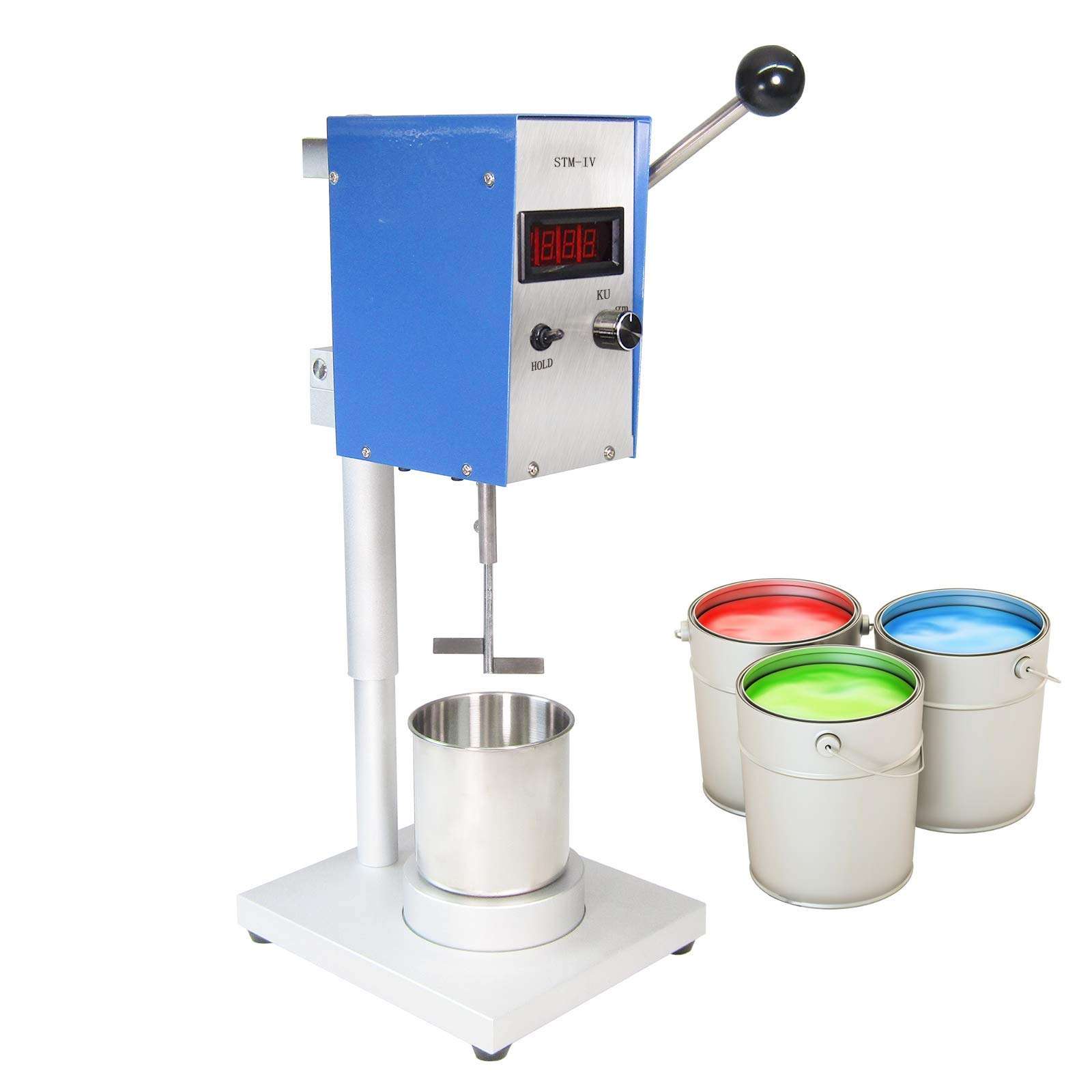 YUCHENGTECH Rotational Viscosity Meter Paint Viscometer Viscosity Meter Tester STM-IV Digital Display For Coating Paint Ink Latex Paint 1