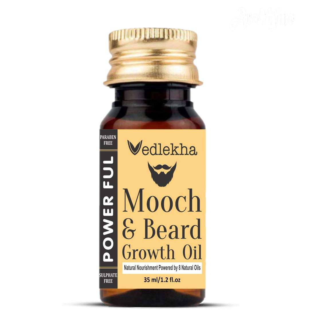 Vedlekha New Beard Growth Oil & Mustache Growth Oil, 35ml 1