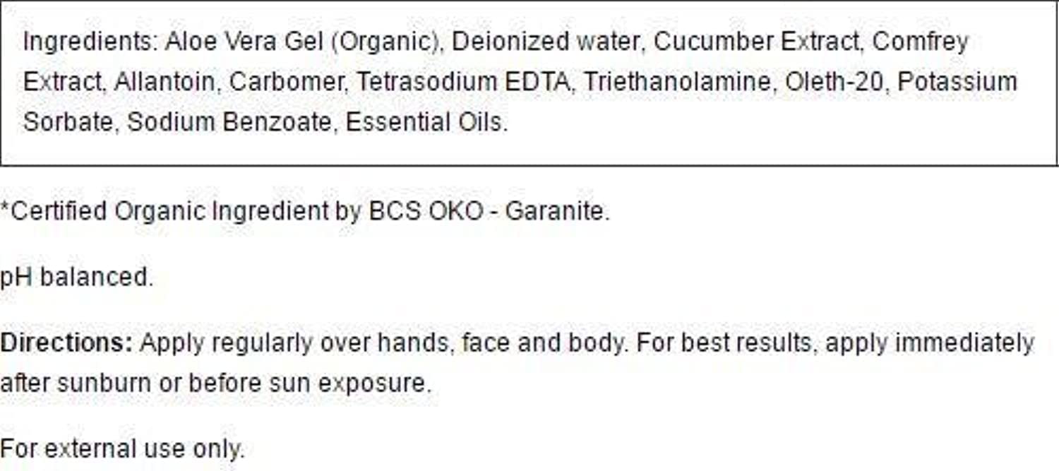 MILL CREEK Aloe Vera Gel, 8 Ounce (Pack of 4) 3