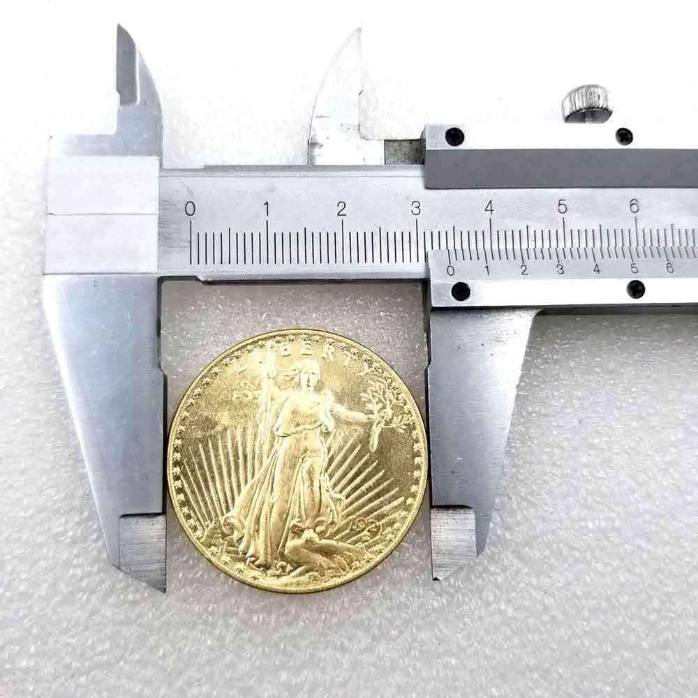 MarshLing 1921 Indian Head Twenty-Dollars Nickel Old Coin -Old Coins Collecting-Uncirculated Morgan Dollars Favors US Coin for Dad/Boyfriends/Husband Gift Forever 4