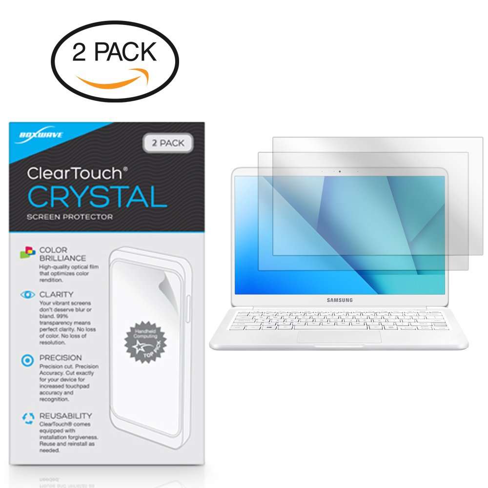 BoxWave Screen Protector Compatible With Samsung Notebook 9 (NP900X3N) - ClearTouch Crystal (2-Pack), HD Film Skin - Shields From Scratches 3