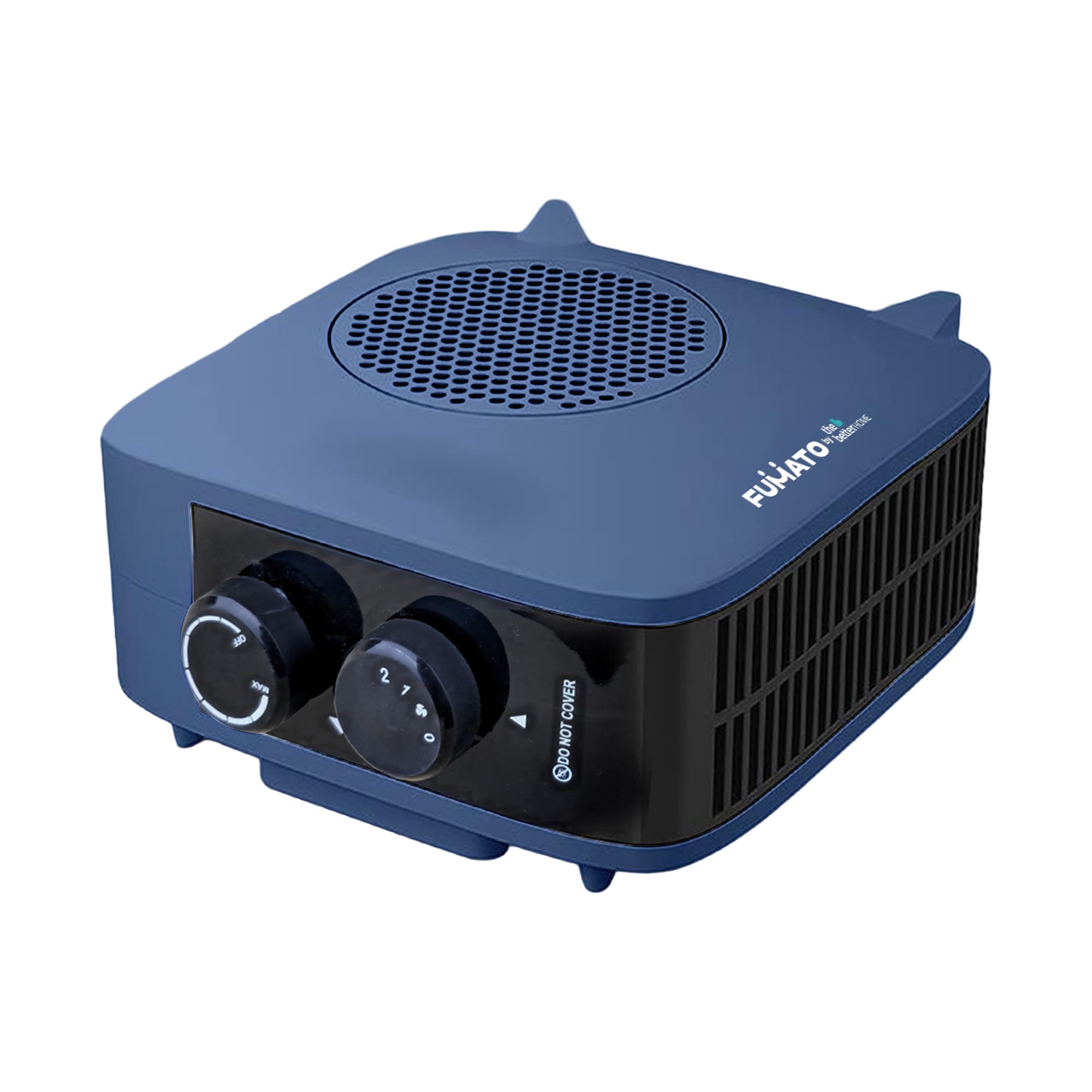 The Better Home Fumato 2000 W Room Heater (Fan-Blower) | Portable Heater for Bedroom & Home | Dual Placement Vertical/Horizontal | Thermal Cut-Out + Fuse Safety | Navy Blue | 1-Year Warranty