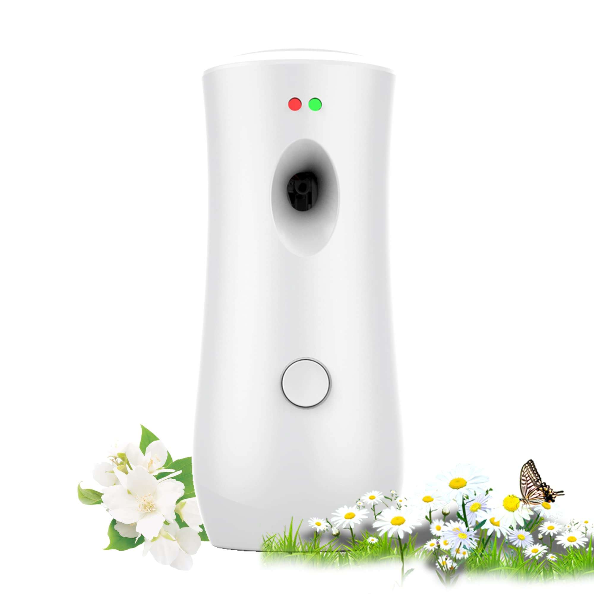 Automatic Air Freshener Dispenser, Wall Mounted/Standing Air Freshener Spray Dispenser, Aerosol Fragrance Machine is Suitable for Hotel, Bedroom, Bathroom,Office, Commercial Place(White-01) 1