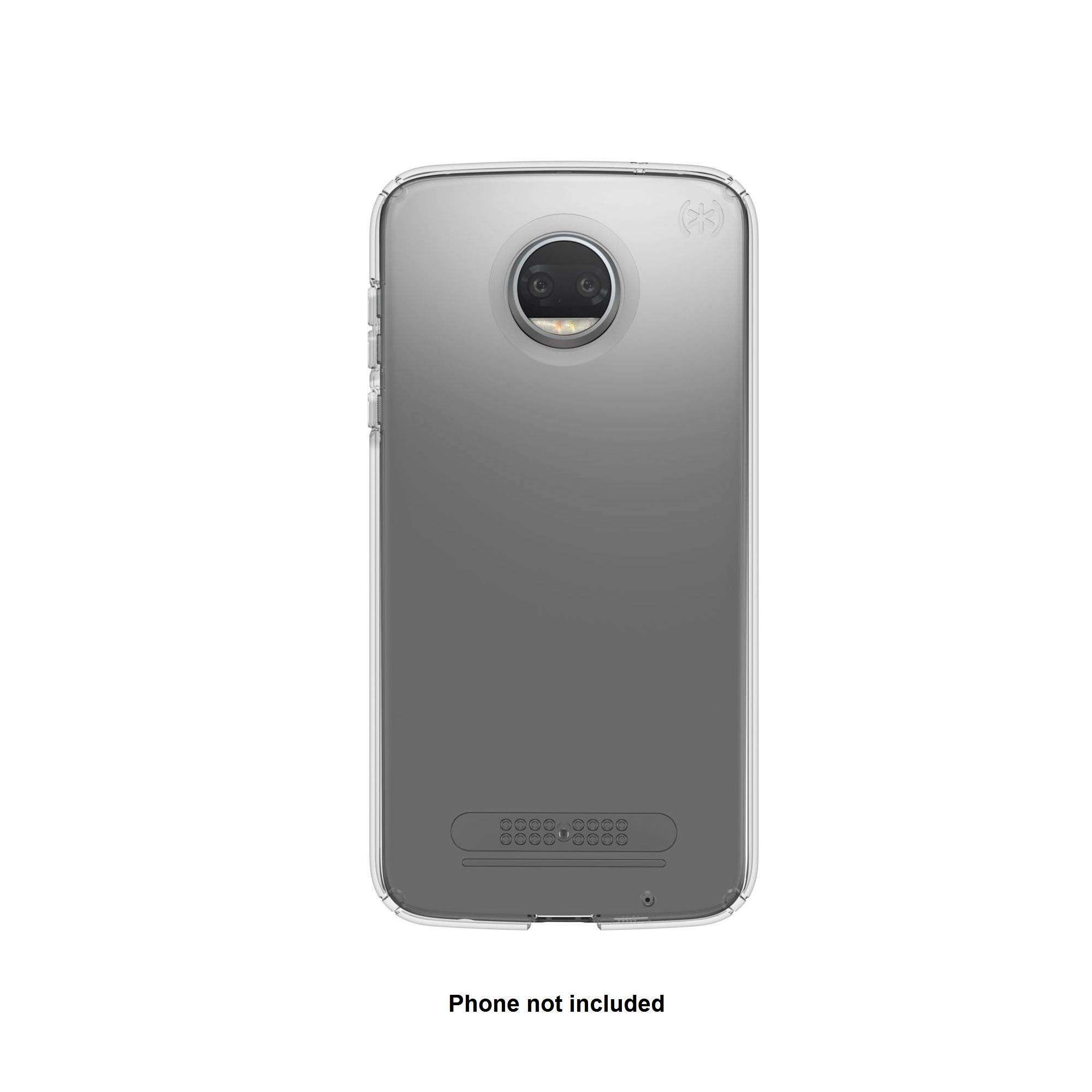 Speck Products Presidio Grip Cell Phone Case for Moto Z2 Force Edition, Black/Black 2