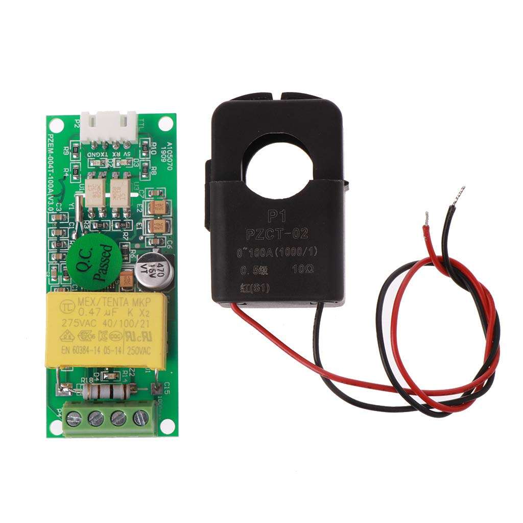 PZEM-004T Current Voltage Multimeter Module 80-260V 100A +Split-Core Transformer TTL 1