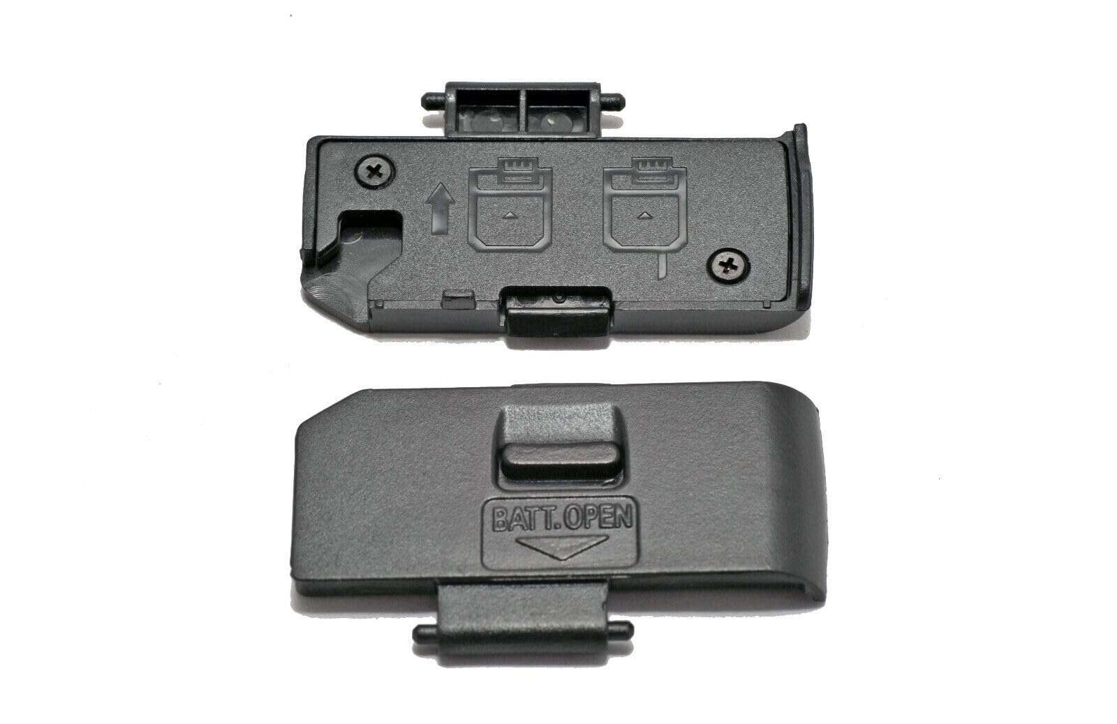 HaizEr Replacement NEW Battery Cover Door Cap Lid Chamber for Canon EOS 500D Rebel T1i Kiss X3, black