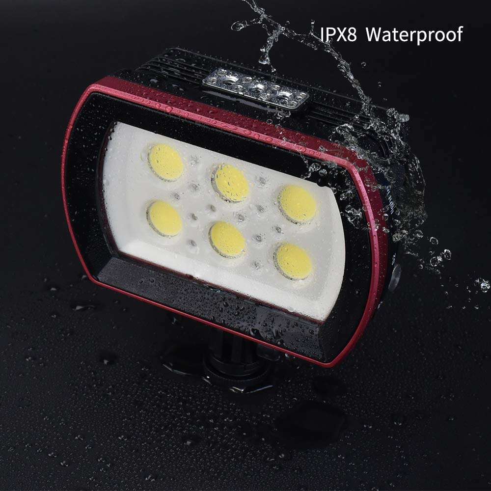 Meikon SL-22 Model 6000LM 40m/130ft Video Light for Professional Diving… 4