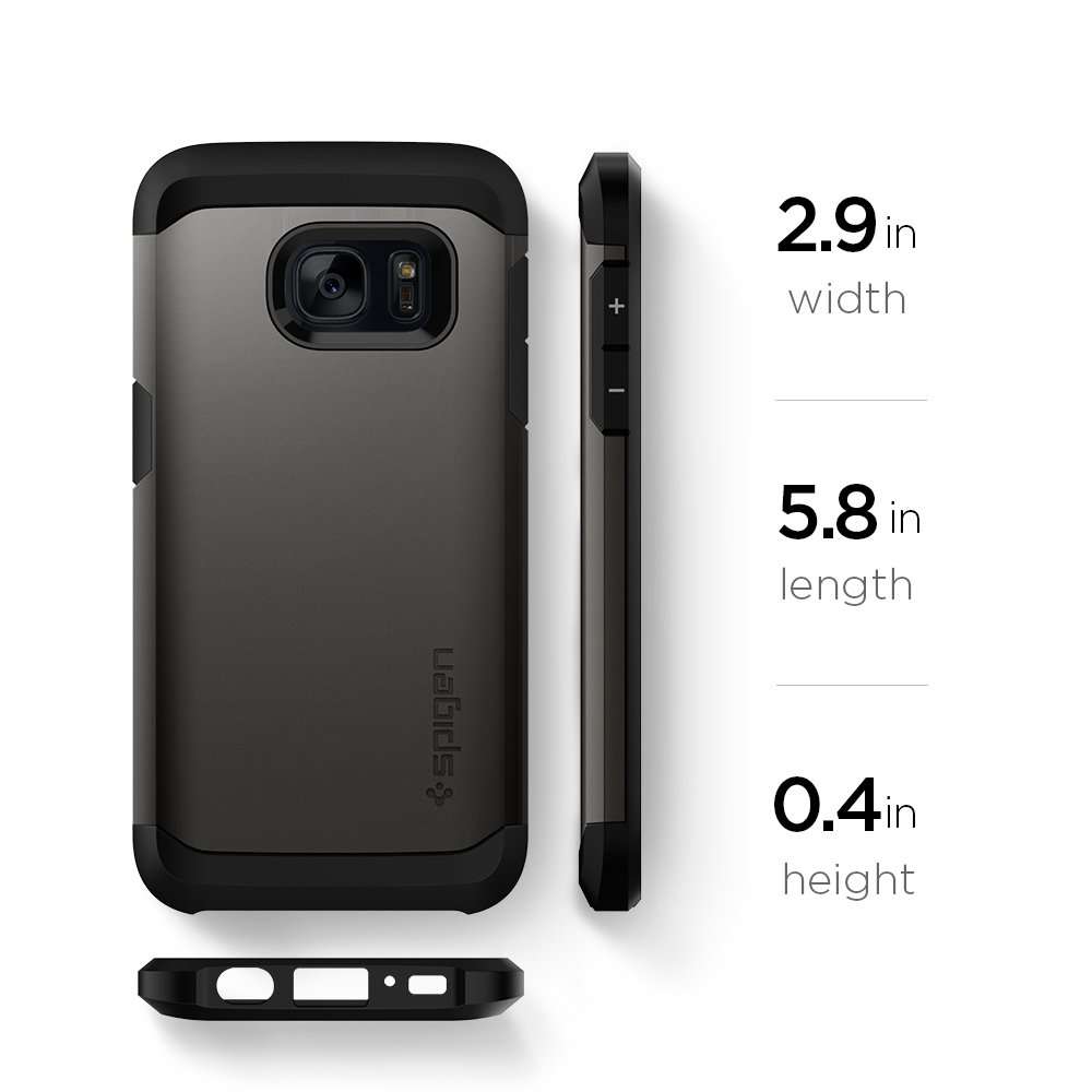 Spigen Tough Armor Designed for Samsung Galaxy S7 Case (2016) - Gunmetal 6