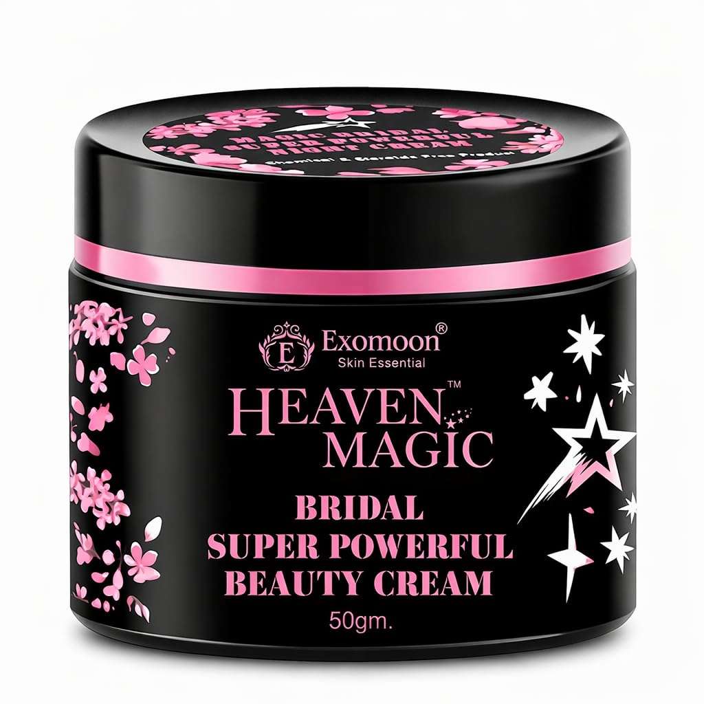 Exomoon Heaven Magic Bridal Glow Night Cream | Hydrating & Radiance-Boosting Face Cream | Smooth & Even-Looking Skin | Night Skin Care Formula | Suitable for All Skin Types | 50 g 1