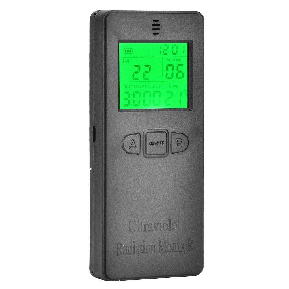Radiation Detector, LCD Portable Digital UV Tester, UV UVI Meter Tester with Temperature Display for Home, Office, Indoor and Outdoor, UV Lamps 6