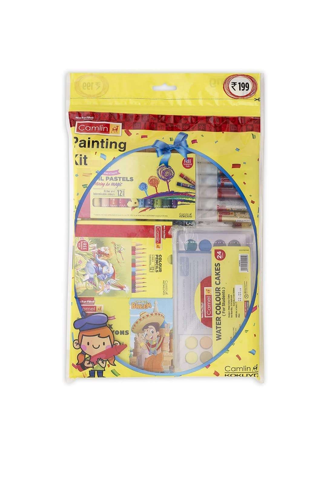 Camlin Painting Kit 199 Combo (Pack of 8) 1