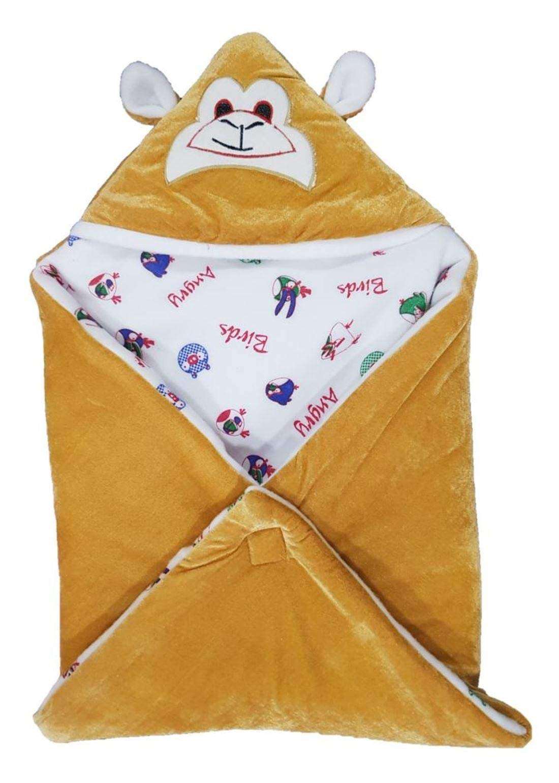 First Kick Baby Blankets Newborn Pack of Super Soft Baby Wrapper Cum Baby Sleeping Bag for Baby Boys, Baby Girls, Babies (66cm x 66cm, 0-6 Months) 1