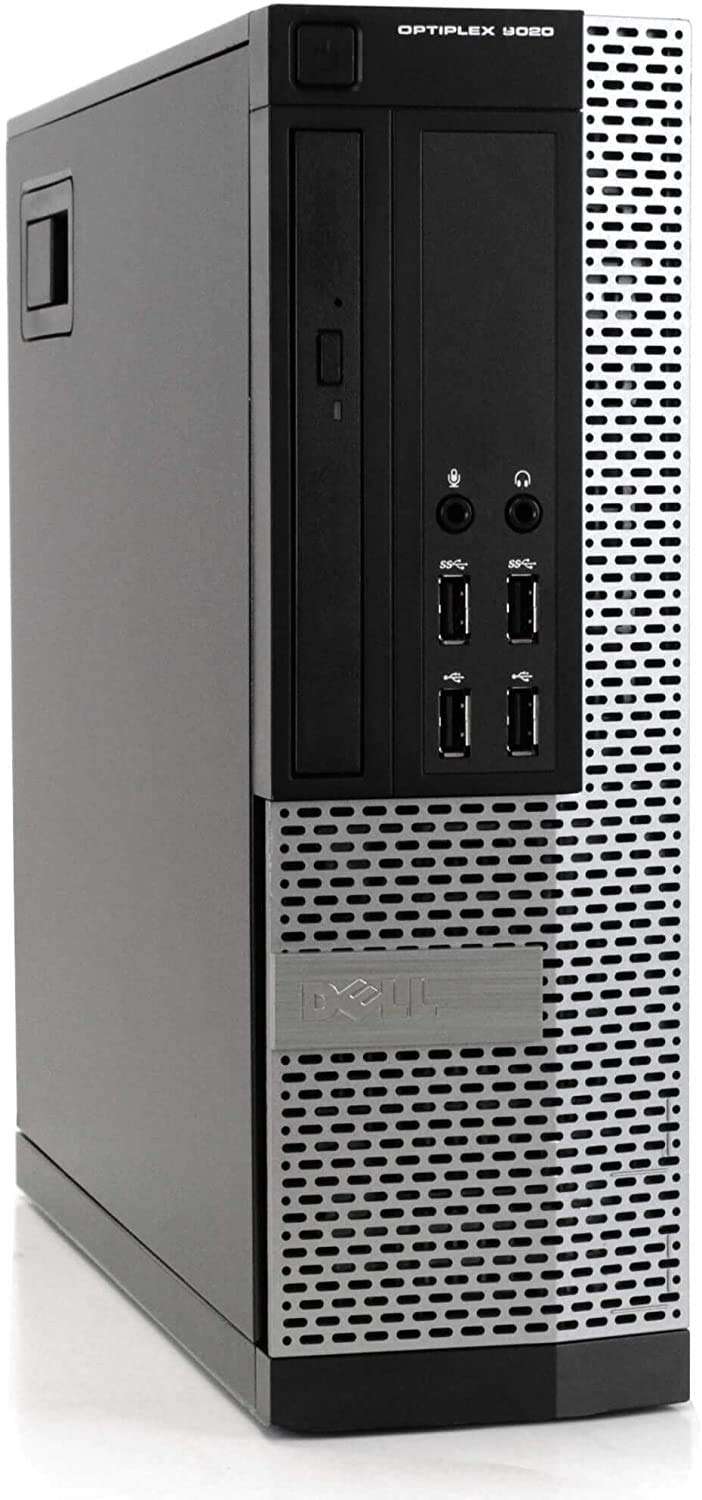 Dell Optiplex 9020 Small Form Factor Desktop PC, Intel Core i5-4570, 16GB Ram, 2TB SATA Drive + 256GB SSD WiFi, DVD-RW, 24 LCD, Windows 10 Pro (Renewed) 3