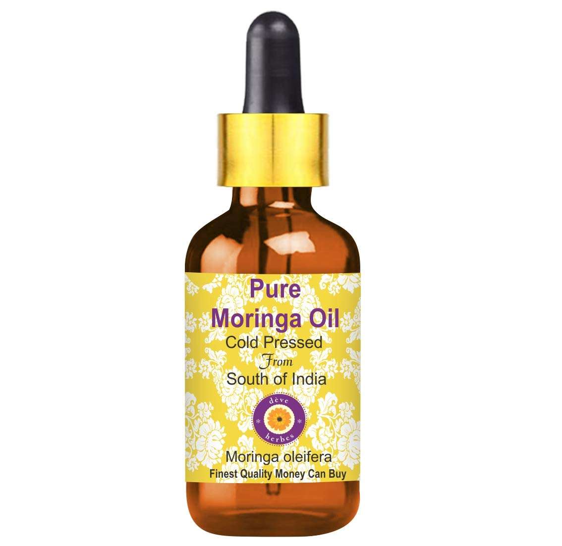 dève herbes Pure Moringa Oil (Moringa oleifera) Cold Pressed 30ml (1 oz) 1